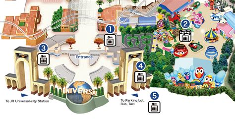 Universal Studios Japan Map