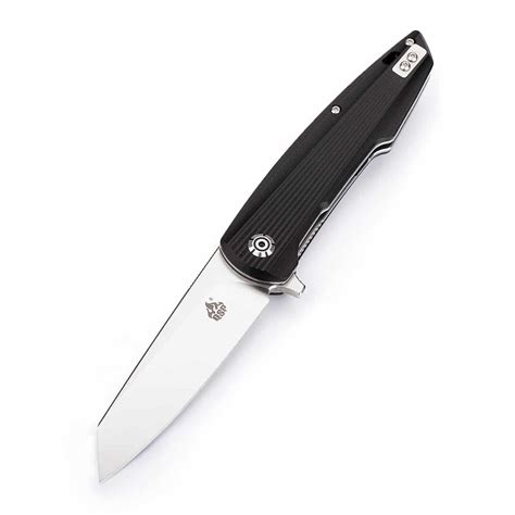 QSP QS108C Phoenix Folding Knife D2 Steel Black G10 Handles Blades