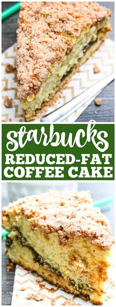 Copycat Starbucks Reduced Fat Cinnamon Swirl Coffee Cake