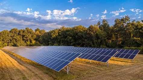 Sonnenkollektoren Oder Photovoltaik Im Kraftwerk Als Erneuerbare Und