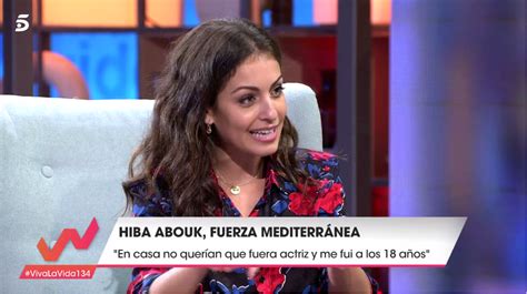 Hiba Abouk desvela cómo y cuándo se escapó de casa de sus padres