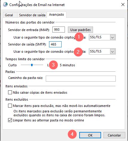 Como Criar Novo Perfil No Outlook E Configurar Conta Imap Pop