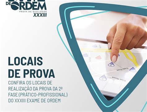 Carlos Rafael Ferreira XXXIII Exame De Ordem OAB FGV Locais De Prova