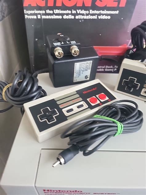 Nintendo Nes Action Set Ita Version Set Of Video Game Console