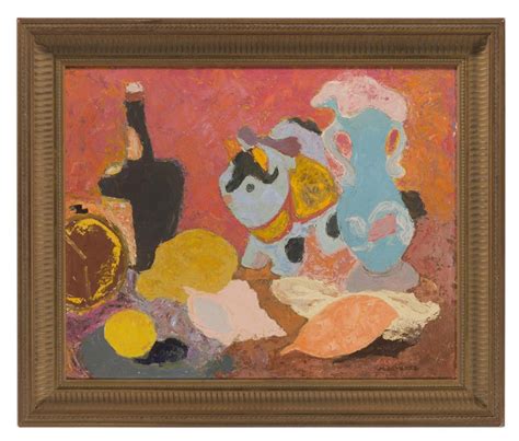 Lot Mabel Alvarez 1891 1985 Los Angeles Ca Still Life With Toy