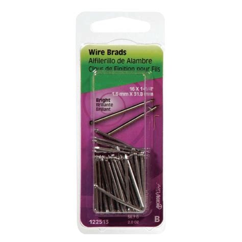 Hillman 16 Ga X 1 14 In L Bright Steel Brad Nails 1 Pk 2 Oz Ace