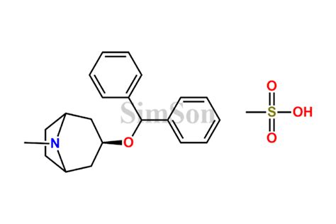 Pseudobenztropine Mesylate CAS No NA Simson Pharma Limited