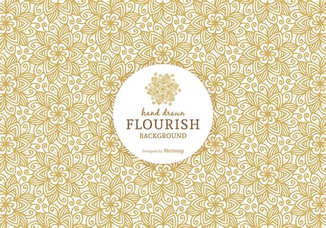 Free Ornate Flourish Vector Background - Download Free Vector Art ...