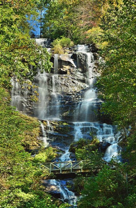 Amicalola Falls Is A Photograph By Ben Prepelka Amicalola Cherokee