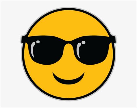 Sun And Sunglasses Emoji Emoji With Glasses  Transparent Png