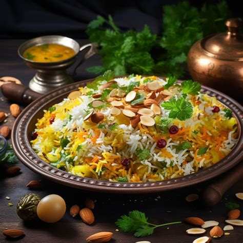 Premium Photo Royal Lucknow Biryani Made Of Basmati Rice