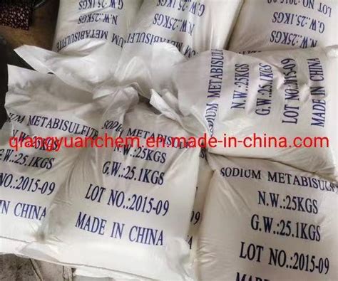 Cas Num Sodium Metabisulfite Metabisulphite Smbs Used In