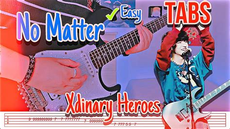 Xdinary Heroes No Matter Easy Guitar Tabs By Kookieguitar Youtube