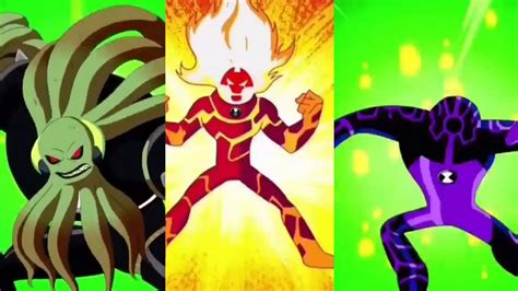 Ben 10 Reboot All Omni Tricked Transformation Sequences Youtube