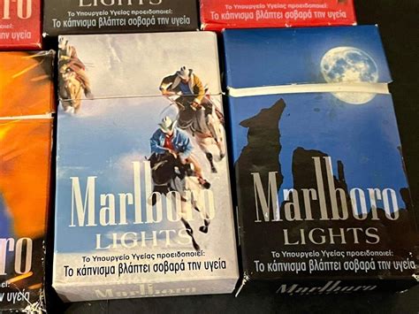 Vintage Marlboro Cigarettes Lot Of 8 Empty Special Edition Packets For