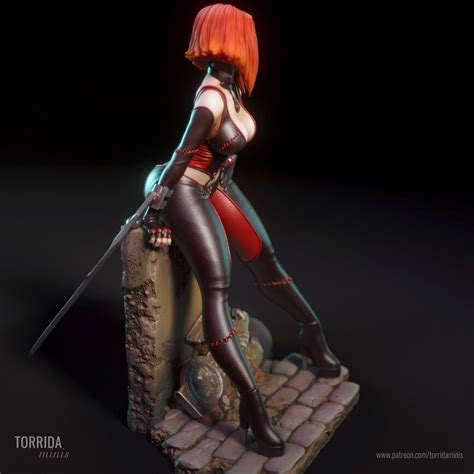 Bloodrayne Pinup Display Model 100mm Unpaintedunassembled Sfw Ebay