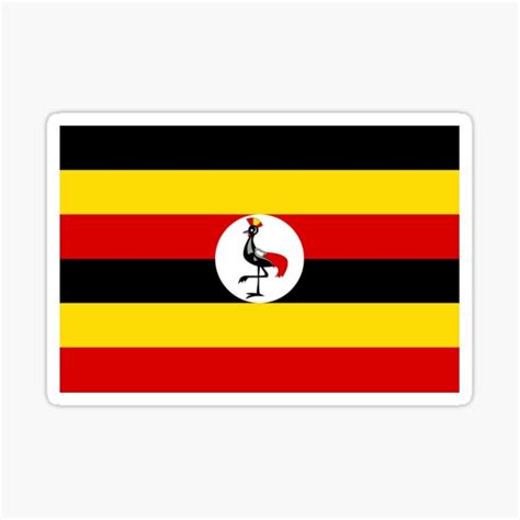 Uganda Flag Stickers Redbubble