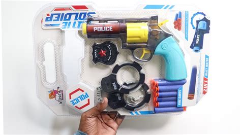 Police Revolver Toy Gun Set Unboxing And Testing Chatpat Toy Tv Youtube