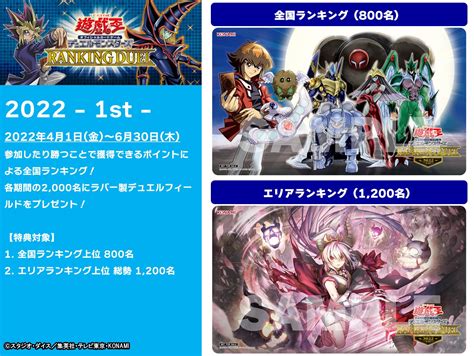 【公式】遊戯王ocg Twitter पर 【ランキングデュエル】 2022 1st期間 ━━━━━━━━━━━ ポイントによる 全国