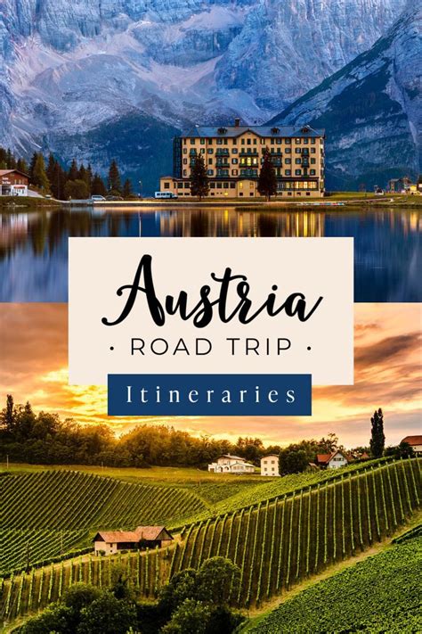 Austria Road Trip Itineraries In 2024 Road Trip Itinerary Road Trip