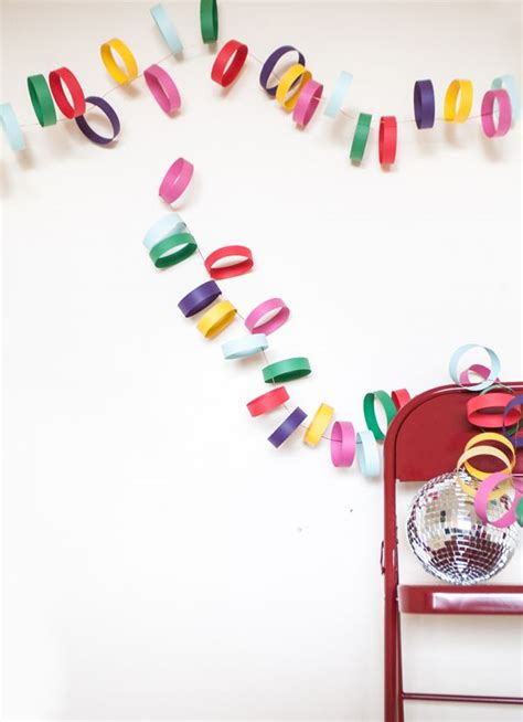 Rainbow Paper Garland • A Subtle Revelry Paper Garland Party Garland