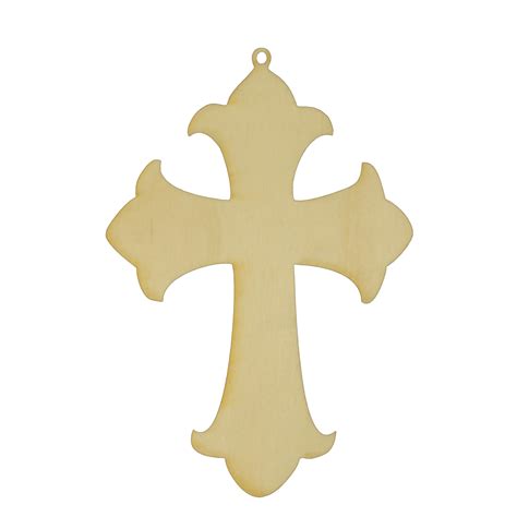 Cross Wood Cutout | Wood Crosses for Crafts | Unfinished Wood Cutouts ...