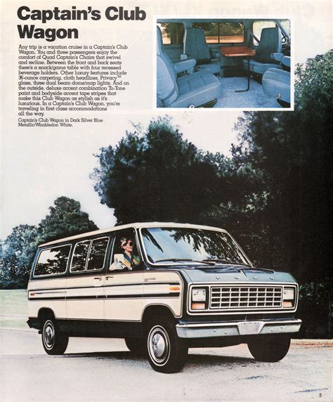 1982 Ford Club Wagon Brochure