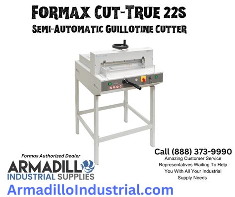 Cut True Guillotine Cutters Armadillo Industrial