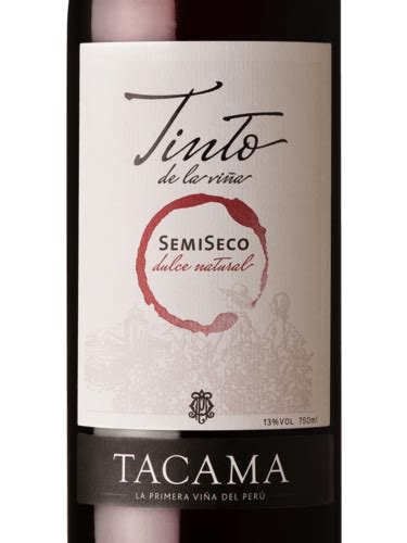 Tacama Tinto Semi Seco Dulce Natural Vivino