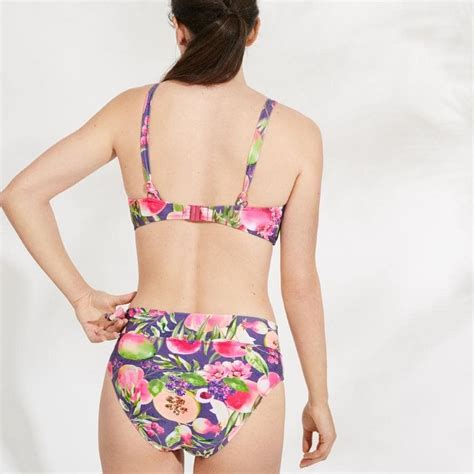 Conjunto Bikini Reductor Frutas Copa C Aros Sin Relleno Ysabel Mora