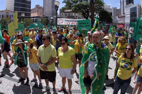 Em Protesto Baixa Ades O Manifestantes Defendem Lava Jato E