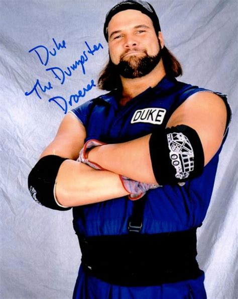 Duke Droese Signed 8x10 Photo Pro Wrestling Loot