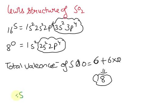 Solved Draw The Lewis Structure For So2 In The Window Below And Then Answer The Questions That