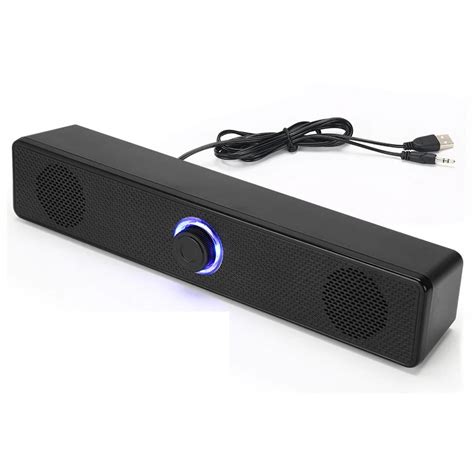 Pc Soundbar Wired Bluetooth Speaker Usb Powered Soundbar For Tv Pc ...