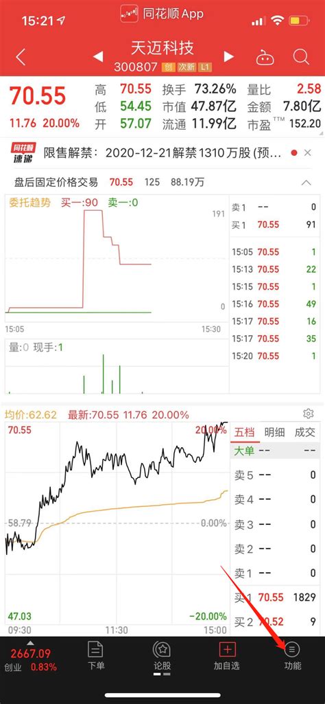 手机版同花顺中如何查看指定股票的市净率？ 跟单网