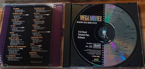 Mega Movies Kunzel Telarc Promo Copy Surround Sound Made In Usa