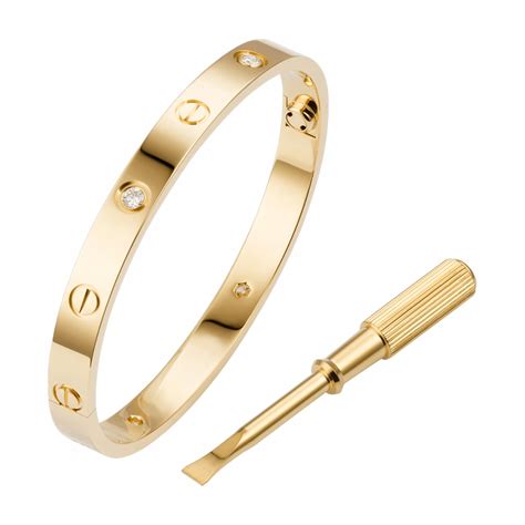 Cartier Bransoletka Love Seria Zloto Diament 19 13294922760