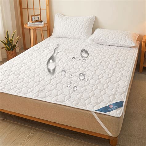 Prot Ge Matelas Imperm Able Respirant Et Silencieux Avec Sangles D