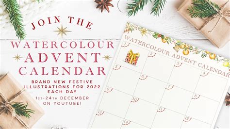 The Watercolour Advent Calendar Is Back Youtube