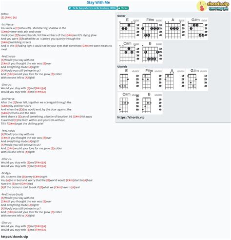 Chord Stay With Me Tab Song Lyric Sheet Guitar Ukulele Chordsvip