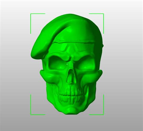 Modelo de impressão 3D de soldado de caveira Modelo 3D 8 stl obj