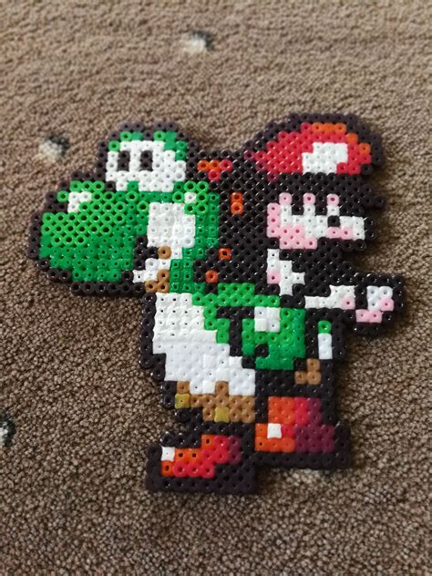 Yoshi S Island Perler Beads Vasalható Gyöngy Perler Beads Perler Anime Dragon Ball