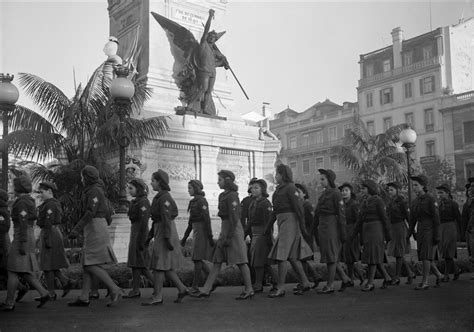 Mocidade Portuguesa Mocidade Portuguesa Feminina Desfile Flickr