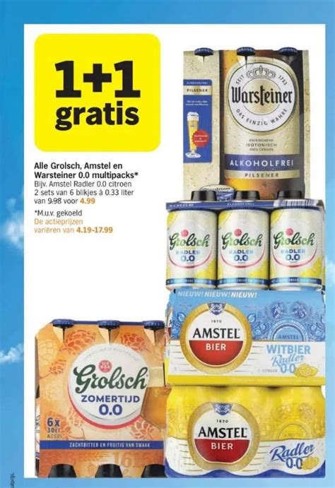 Alle Grolsch Amstel En Warsteiner Multipacks Bijv Amstel Radler