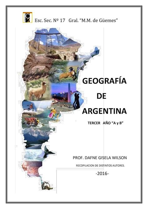 Geografía Argentina 2016 Lapbook Books Education