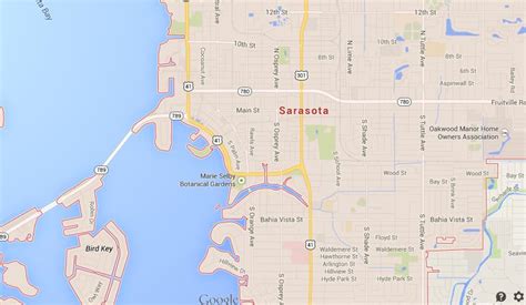 Map Of Sarasota