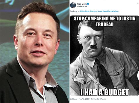 Elon Musk criticised for meme comparing Justin Trudeau to Hitler - Jewish News