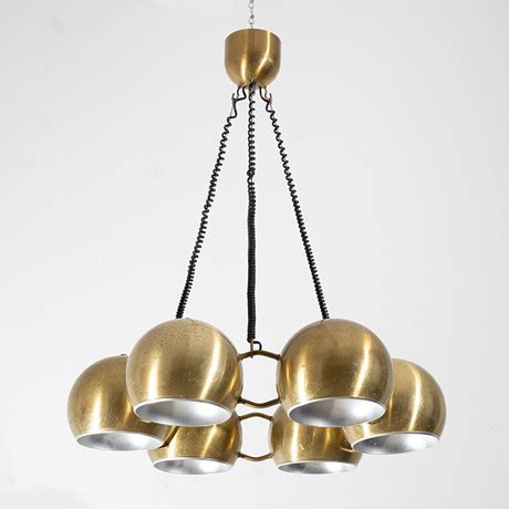 REGGIANI 1960 talets glob hängande lampa 77 2 Belysning Lampor