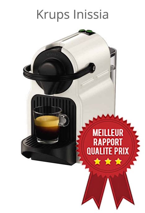 Test et avis cafetière Nespresso Krups Pixie achat au meilleur prix