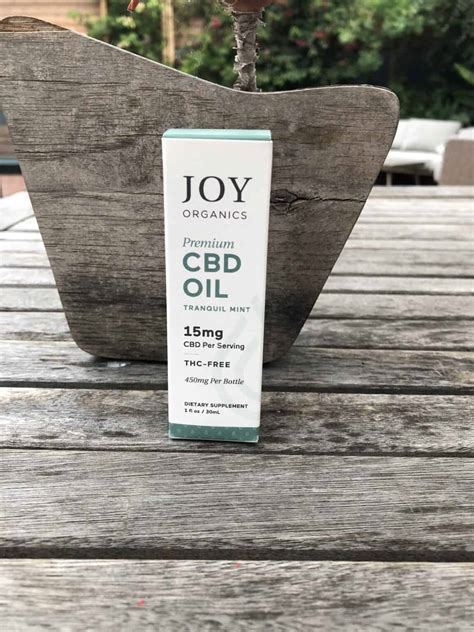 Joy Organics Review Cbd Tincture 450 Mg Mint Flavor Soc